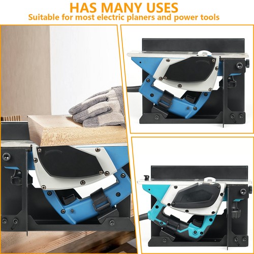 Electric Planer Flip Support Electric Planer Mount Bracket with 2 Wrench Tofld - Picture 3 of 11