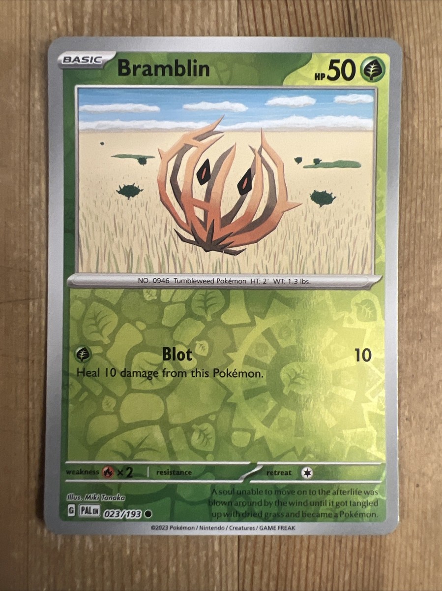 Pokémon TCG Bramblin Scarlet & Violet - Paldea Evolved 023/193