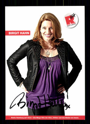 Birgit Hahn autograph card original signed # BC 76819