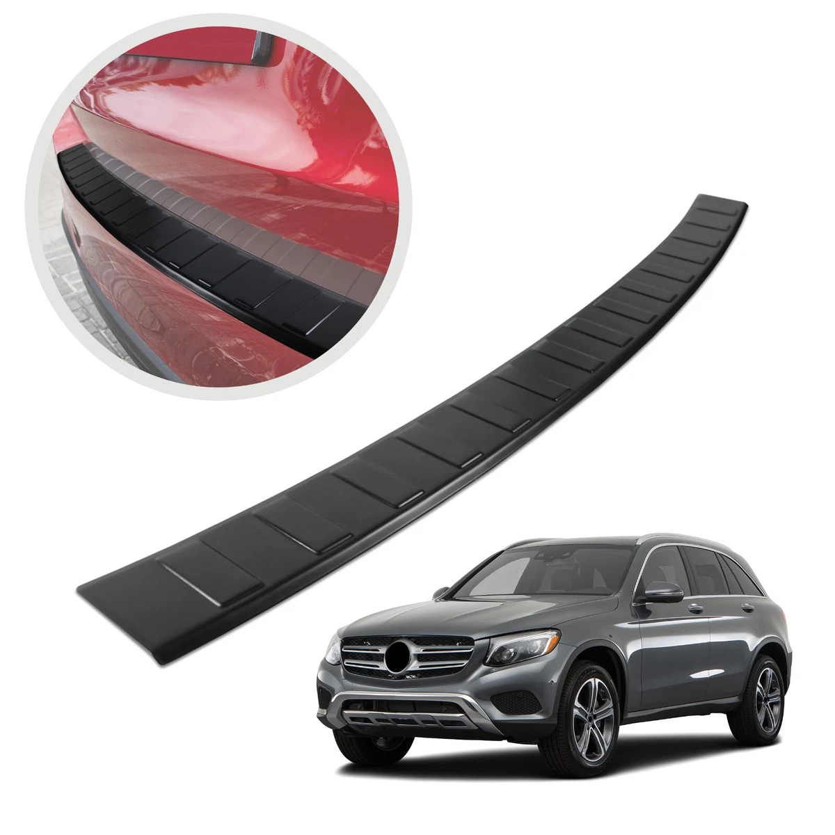 Bumper protector Mercedes-Benz GLC (X253) - matt black