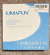 Kimafun KM-G102-3 2.4G Wireless Microphone with headset and lavalier microphones