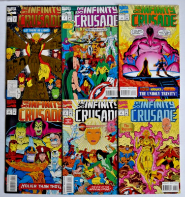 INFINITY CRUSADE (1993) 6 ISSUE COMPLETE SET #1-6 MARVEL COMICS