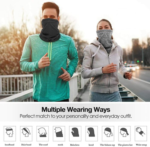 Summer Thin Cooling Neck Gaiter Face Mask Breathable Elastic UV Sun Protection - Picture 4 of 19