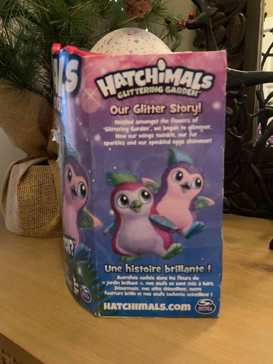 HATCHIMALS GLITTERING GARDEN-HATCHING EGG-INTERACTIVE BY SPIN