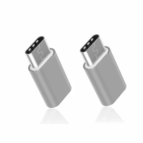 2x Micro USB Female To Type C Male Converter OTG Adapter USB-C 3.1 Connector