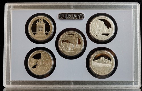 πΊπΈ Uncirculated 2010-S San Francisco Mint 14 Coins Proof Set USA - Picture 3 of 5