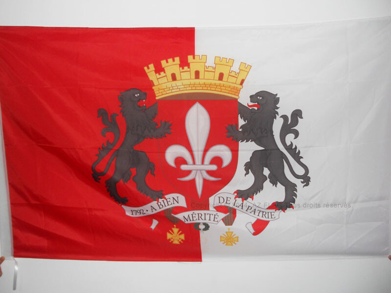Drapeau de Lille grand format 150x90 cm pavillon officiel des Flandres