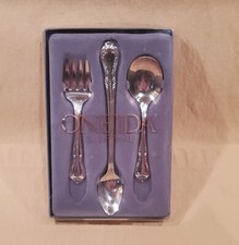 ONEIDA HARMONY 3 PC Baby Set Silver Plated NEW IN BOX