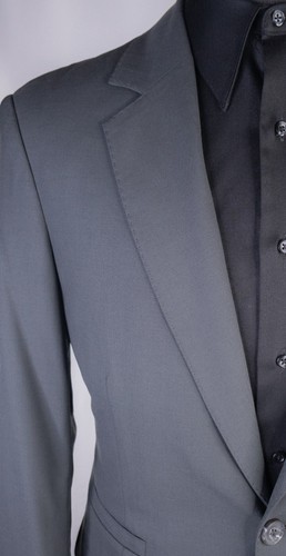 Rock & Republic Blazer 42L Gray Solid Sport Coat Suit Jacket Blazer Wool/Spandex - Picture 5 of 14