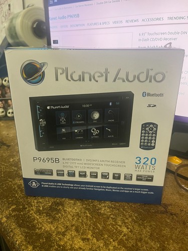 Double-DIN Bluetooth CD/DVD Receiver 