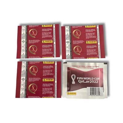 PANINI FIFA WORLD CUP QATAR 2022  Pack of 5 Stickers Free Shipping