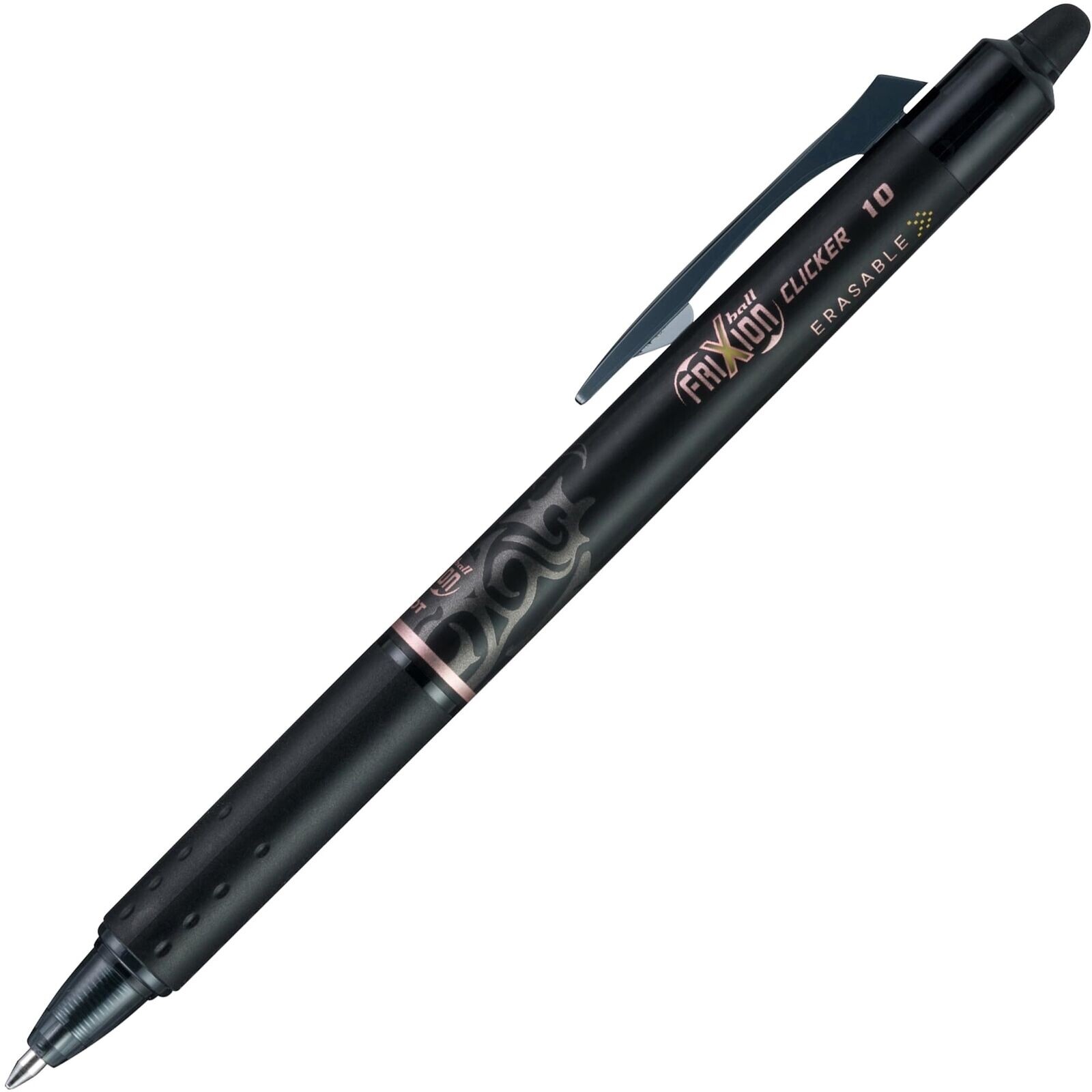 Pilot FriXion Ball Clicker Erasable Retractable Gel Pens 1.00mm 11390 Black 3 pk