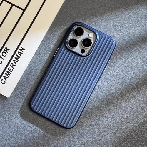 Luxury Natural Titanium PC Case for iPhone 16 15 14 13 Pro Max Plus Electroplate - Photo 34/95