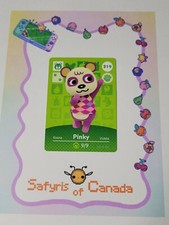 Pinky #319 Animal Crossing Amiibo Card Aut...
