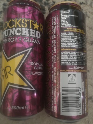Energy Drink Rockstar RR 500ml Tropical Guava yellow Star 2012