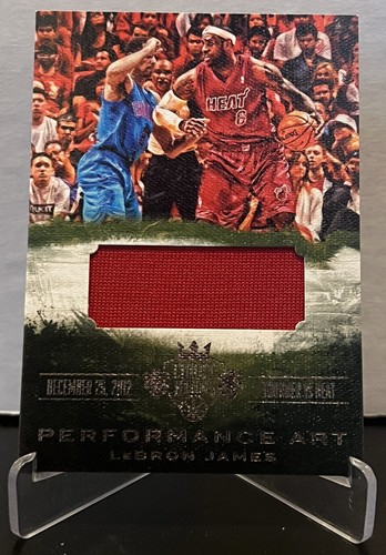 2013-14 Court Kings Performance Art #6 Lebron James Gm Worn Patch 005/299 - Picture 1 of 3