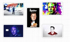 Elon Musk ATM Credit Debit Card Skin Sticker Holographic Tesla DOGE Trump SpaceX