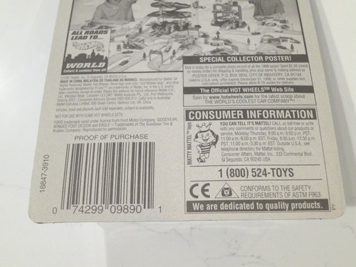 Contenedor Mattel Hot Wheels Bad Mudder 1998 primera edición #33 de 40 #662 (18847-3910) - Imagen 8 de 8