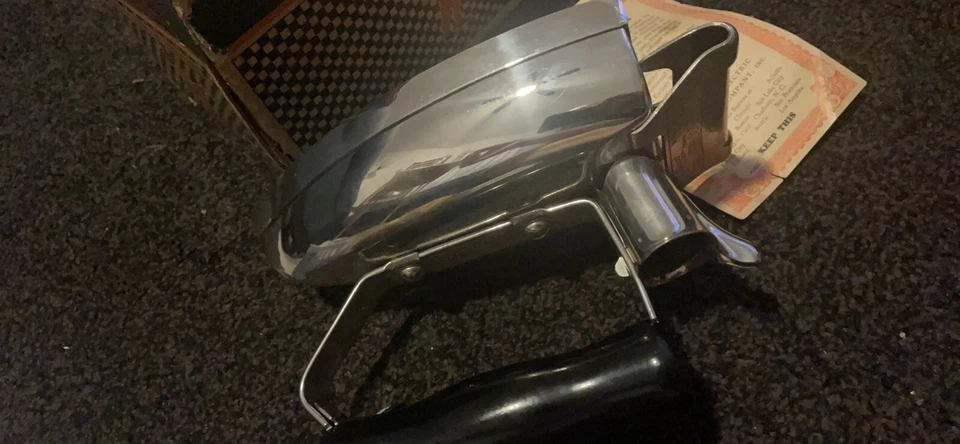 Antique ELECTRIC GE EDISON   CALROD HOTPOINT  Clothes Iron CAT #145f61 - Image 2 of 4