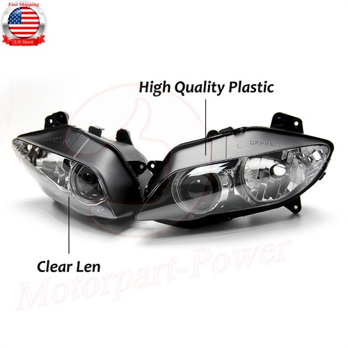 For Yamaha YZF R1 Front Headlight Head Lamp Assembly Housing 2004 2005 2006 US - Picture 6 of 12
