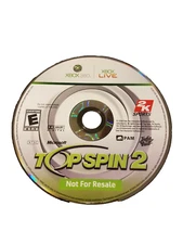 Top Spin 2 (Microsoft Xbox 360, 2006) Not For Resale Variant - DISC ONLY