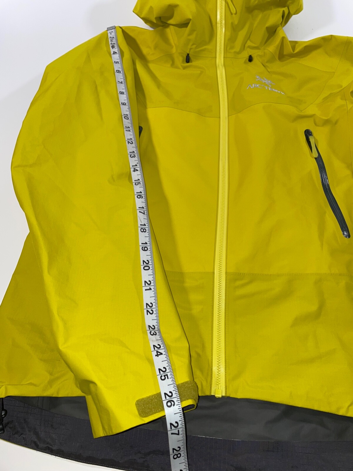 Arcteryx Beta SL Hybrid Goretex Rain Jacket Lichen Yellow Mens Sz ...