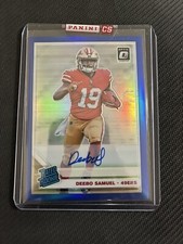 2019 Deebo Samuel Donruss Optic Rated Rookie Blue Prizm Auto 19/75 SEALED 49ers