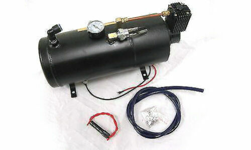 Dual 2 Air Train Horn Kit Semi Truck Boat Chrome Horns w 120 PSI Compressor - Picture 4 of 8