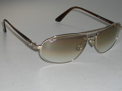 JAN Ray クローン 中古品 RAY BAN RB3327 61-14 MULTI CLR TOP BROWN GRADIENT CRYSTAL SPORT