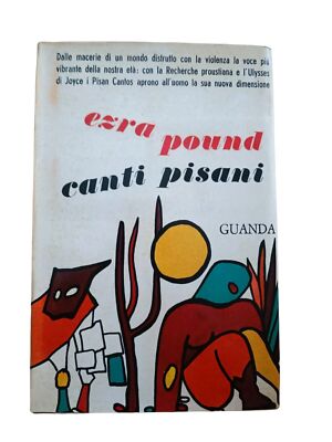 Canti pisani Ezra Pound - 1960 seconda ed. fuori serie Guanda exlibris