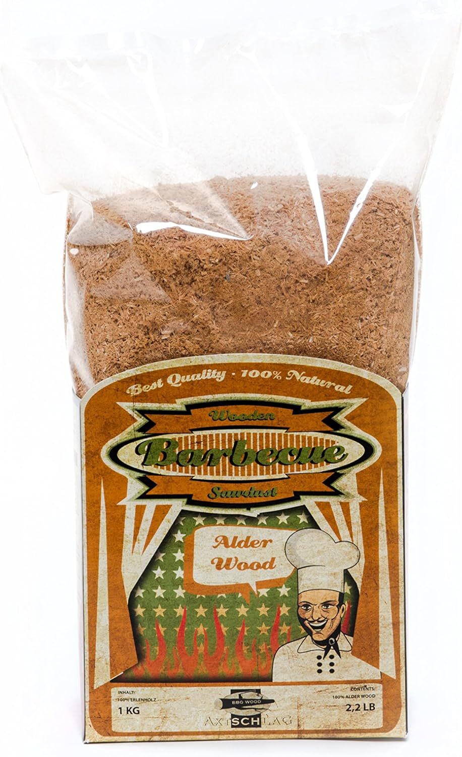 Axt Schlag segatura Fumo Diversi categoria 1 kg 1 kg Pearl Multicolore Alder - o