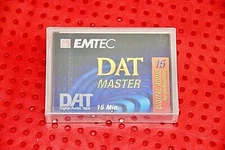 DAT  EMTEC DAT MASTER  15     DIGITAL AUDIO TAPE (1)  (SEALED)