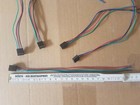 4 Pin Lüfter / Fan Stecker Connector - 5 Anschlusskabel  FAN zu Litze
