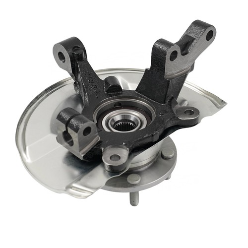 Front Steering Knuckle + Wheel Hub Bearings Combo For Dodge Caliber 2007-2012 - Foto 9 di 14