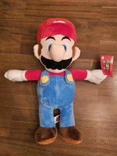 2024 Super Mario Nintendo Good Stuff Mario Plush Stuffed Character Doll 18" Toy