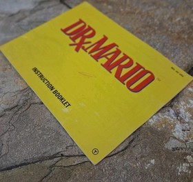 Dr. Mario Manual - Nintendo Entertainment System NES **SEE DESC**