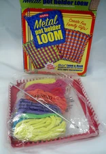Schylling Metal Potholder Loom Set Weaving NEW Open Box