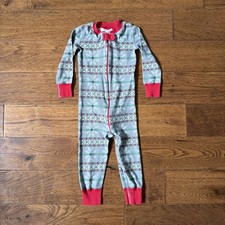 Hanna Andersson 2T Christmas Toddler Pjs HannaJams Pajamas Sleeper 2 Fair Isle