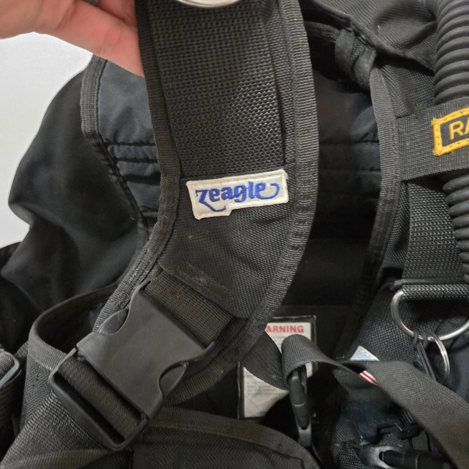Zeagle Ranger BC BCD Peso Integrado Rip Cord Arnés Ala Montaje Lateral Foto 3 de 4