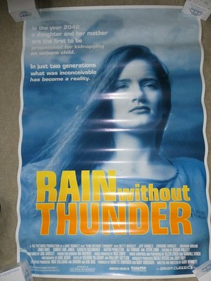 Vintage 1993 Original Movie Theater Promo Poster Rain without Thunder 40x27''