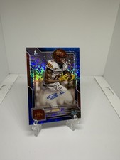 2025 Bowman U University Chase Sowell 1st Auto Blue Mini-Diamond /150