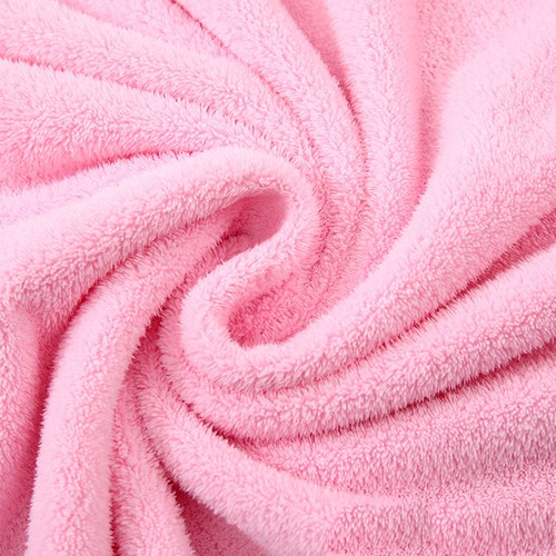 Baby Hooded Towel Cartoon Bear Bath Robe Coral Fleece Soft for Infants - Picture 5 of 15
