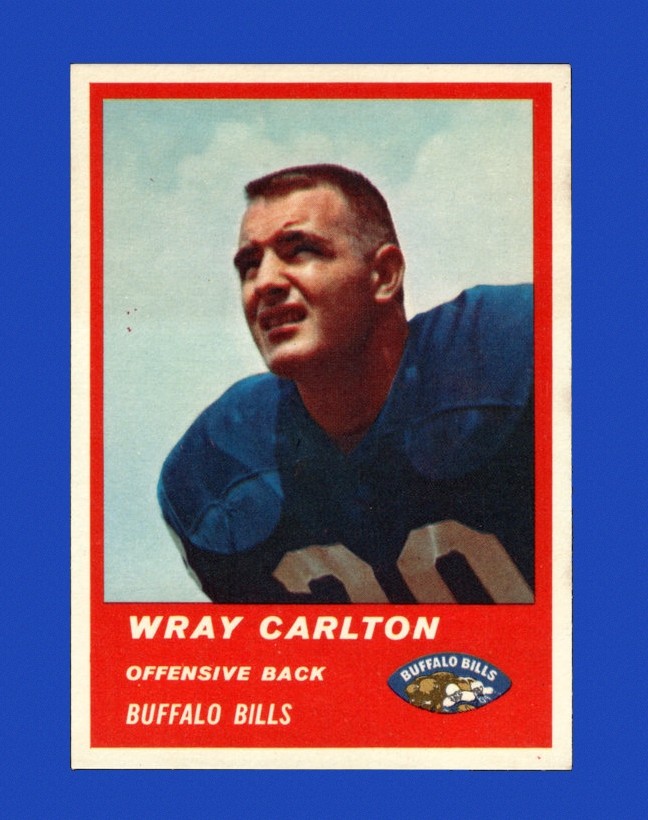 1963 Fleer Set-Break # 25 Wray Carlton NM-MT OR BETTER *GMCARDS*