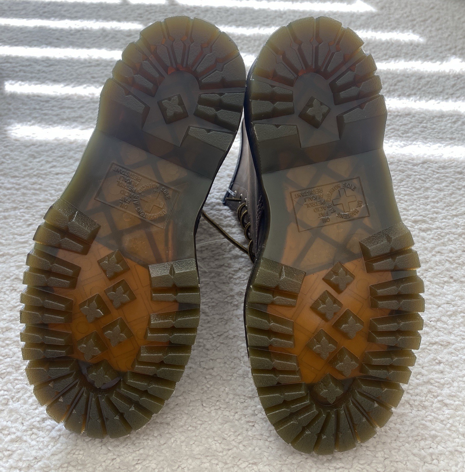 Dr. Martens Doc England Rare 90's Vintage Brown 1460 Boots Women’s US 6 - READ thumbnail 10