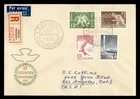 DR WHO 1952 FINLAND FDC OLYMPICS SPORTS SEMI POST COMBO M82639