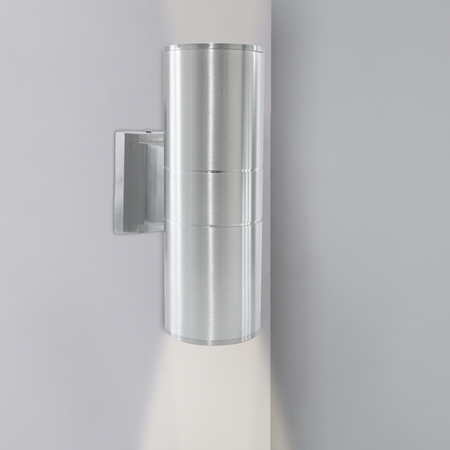 Applique da Parete LED 870205 Lampada Esterno Design Moderno Alluminio Argento - Foto 2 di 6