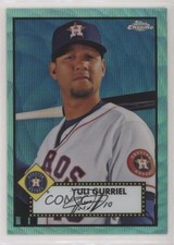 2021 Topps Chrome Platinum Anniversary Aqua Wave Refractor Yuli Gurriel 1my2