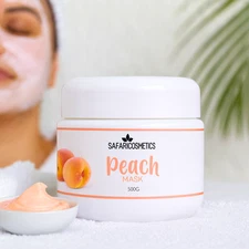 Hydrating Peach Facial Mask Professional Spa Treatment for Dry Skin