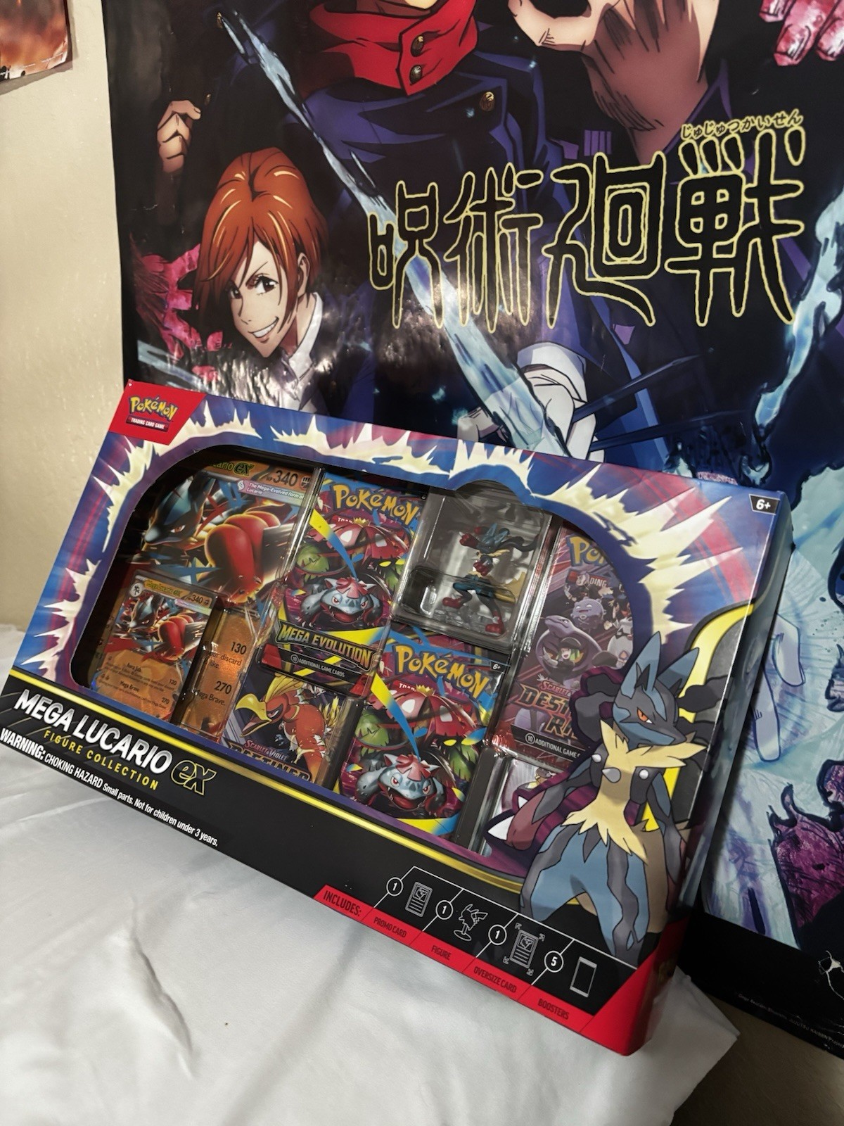 Mega Lucario ex Figure Collection Box Booster+Promo English
