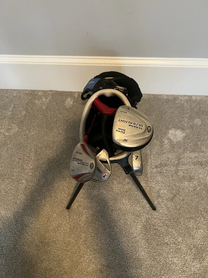 US Kids Golf 4 Club Set USKG UL39 WT-30 Rh W Top Flite Bag - Image 3 of 4